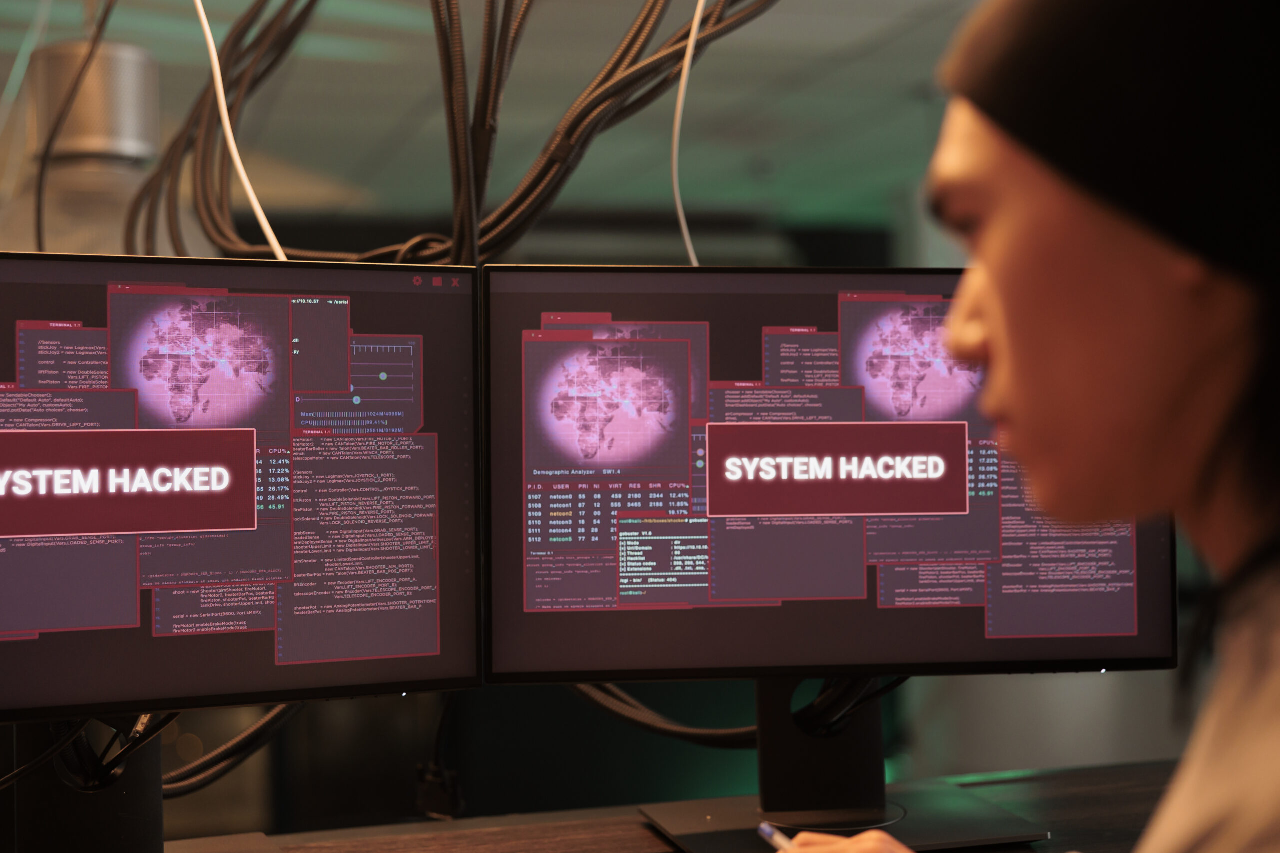 hacker works on computer with hacked system 2026 01 08 02 28 36 utc scaled