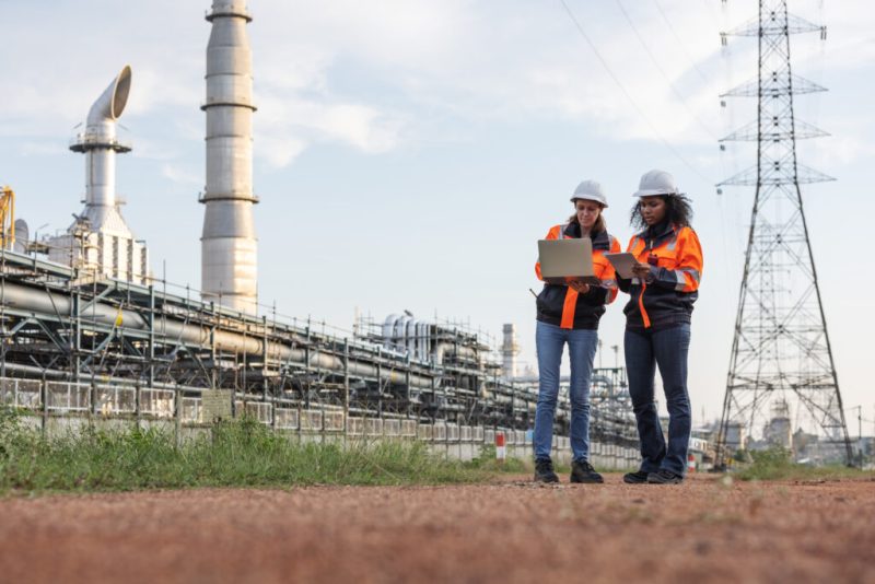 two engineers reviewing plans at industrial facili 2026 09 22 05 28 18 utc