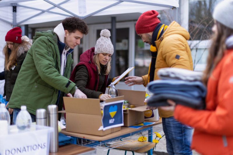 volunteers gathering donations for ukranian aid or 2026 09 22 17 46 15 utc